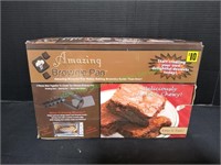 Amazing Brownie Pan Non-Stick 4pc Kit