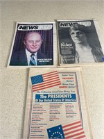 3 VINTAGE MAGAZINES