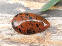 MAHOGANY OBSIDIAN CABOCHON ROCK STONE LAPIDARY SPE