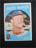 1959 TOPPS #303 MARTY KEOUGH RED SOX