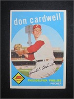 1959 TOPPS #314 DON CARDWELL PHILLIES