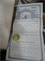 Old Marriage Licenses