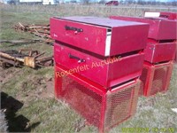 RED XHEAVY DUTY TOOL BOXES W/ DOORS