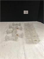 Crystal Salt Cellars & Knife Rests