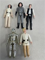 1977 Star Wars Action Figures Lot of 5