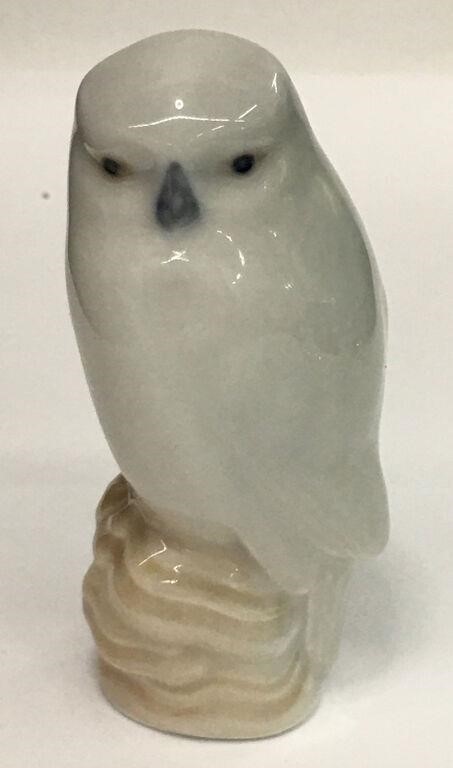 Denmark Porcelain Owl Figurine