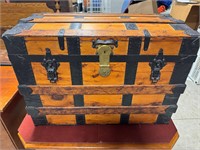 Vintage Dome Top Steamer Trunk