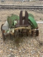 smaller 3 point disc plow  with John Deere weights