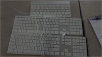 3 Apple Key Boards w/ Mouse