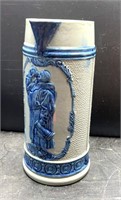 Early Monk Stoneware pitcher in the blue