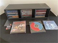 Music CDs & Storage Rack