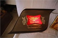 Miller High Life Neon and Sign--Working Condition