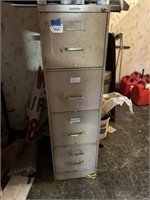 4-Drawer File Cabinet & Contents