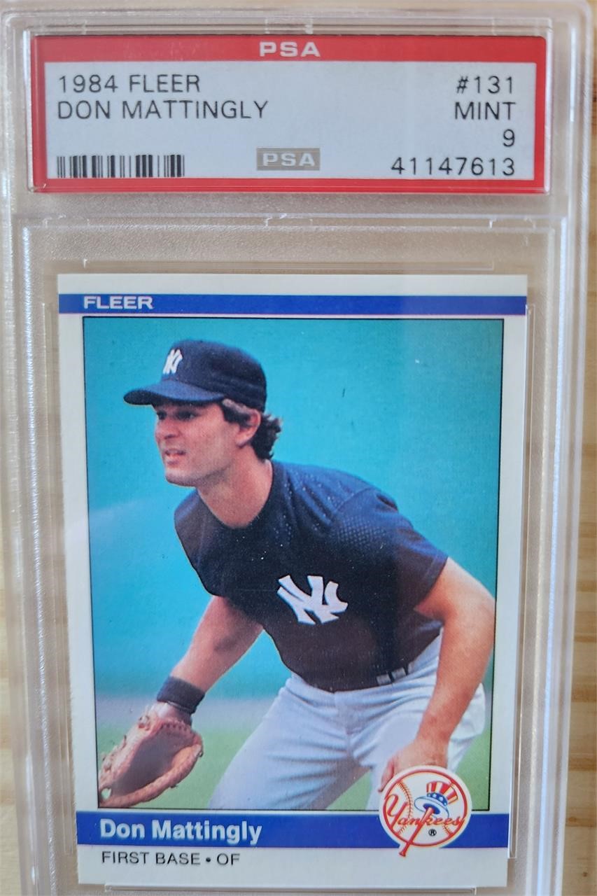 1984 Fleer Don Mattingly #131 PSA 9