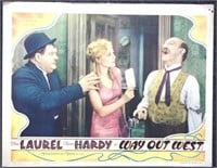 Original "Way Out West" lobby card