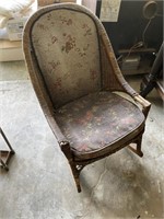 ANTIQUE WICKER ROCKER