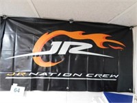 Jr. Nation crew banner/flag, 23" x 46"