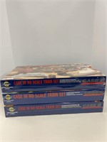 3X - CASE IH HO SCALE TRAIN SETS - ALL DIFFERENT