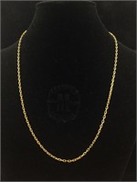 18K Gold necklace 8.1g 21"