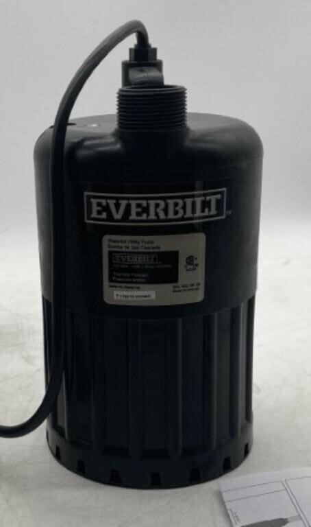Everbilt Waterfall Pump 1/2 Horsepower For use in