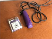 Purple Andis Hair Clippers W/ New Clipper Head