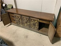 Wooden Buffet with doors, drawers, mildew and