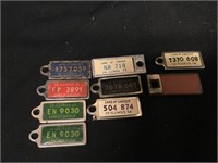 50’s-60’s Illinois Mini License Tags