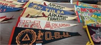 5 SPORTS PENNANT BANNER FLAGS