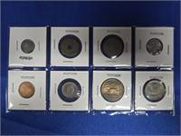 Estate lot of foreign coins
