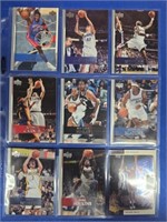 Lot of 9 basketball cards