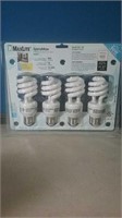 New 4-pack of Maxx light spiral Max 60 watt bulbs