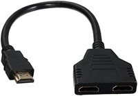 HDMI Male to 2 HDMI Female 1 in 2 Out