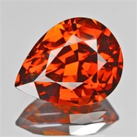 Natural Mandarin Orange Spessartite Garnet{Flawles