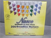 NEW (200) Nasco Broad Marker Class Pack