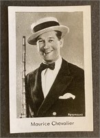 MAURICE CHEVALIER: Antique Tobacco Card (1931)