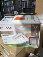 NuTone 80cfm Bluetooth Ventilation Fan with Light