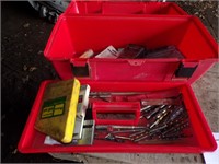 Tool box w/Drill bits