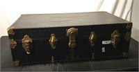 Antique Travel Trunk Case Monogrammed JAE