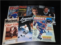 7 Vintage Wayne Gretzky Sports Publications