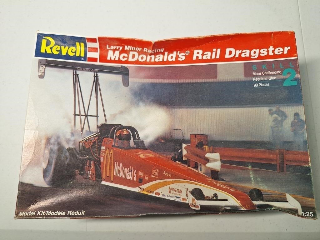 McDonald's Rail Dragster Model Kit
