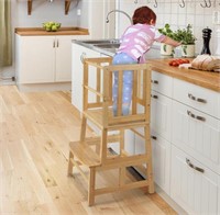 COSYLAND TODDLER STEP UP HELPER STAND WITH SAFETY