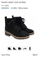Lace Up Boots Size (Open Box)