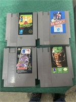 Nintendo- 2 Baseball, ice Hockey, Tecmo Bowl,