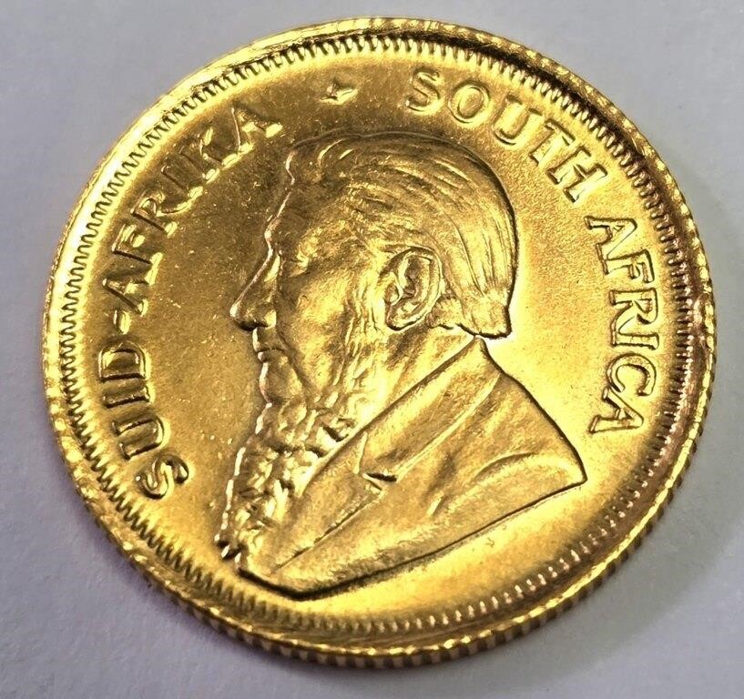 22K  3.4G Suid Afrika South Africa Coin