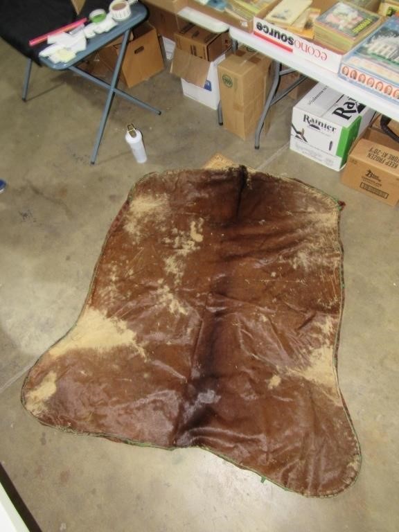 Cow Hide Blanket - Vintage Leather Purse