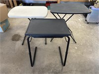3 Small Side/Work Tables