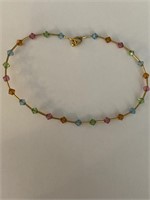 14k Class, Crystal Anklet