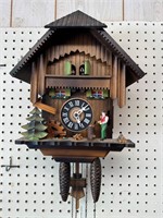 Vintage West Germany Edelweiss Cuckoo Clock