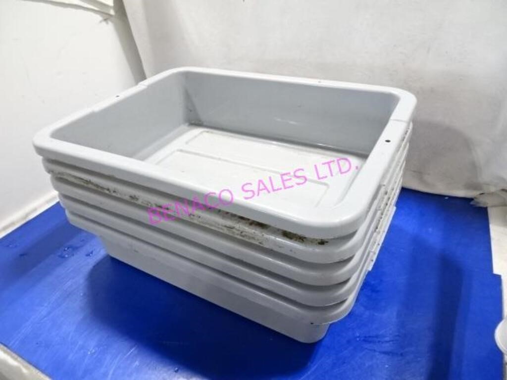 LOT, 5PCS STANDARD SIZE BUS BINS