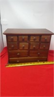 11 drawer apothecary cabinet